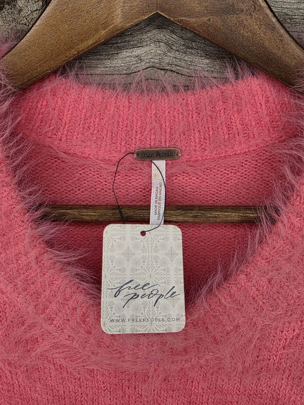 Cozy Oversized Pink Fuzzy Sweater